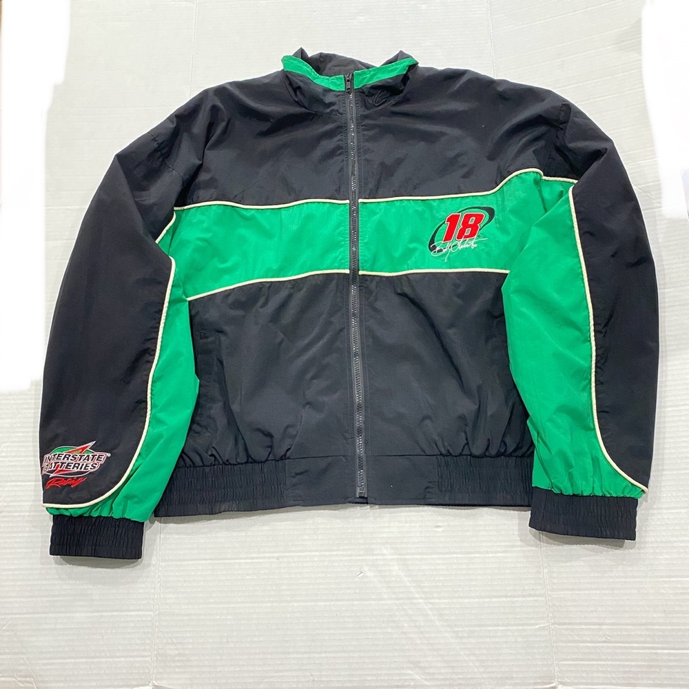 Vtg Nascar Bobby Labonte 18 Interstate Batteries Chase Authentics Jacket Size XL